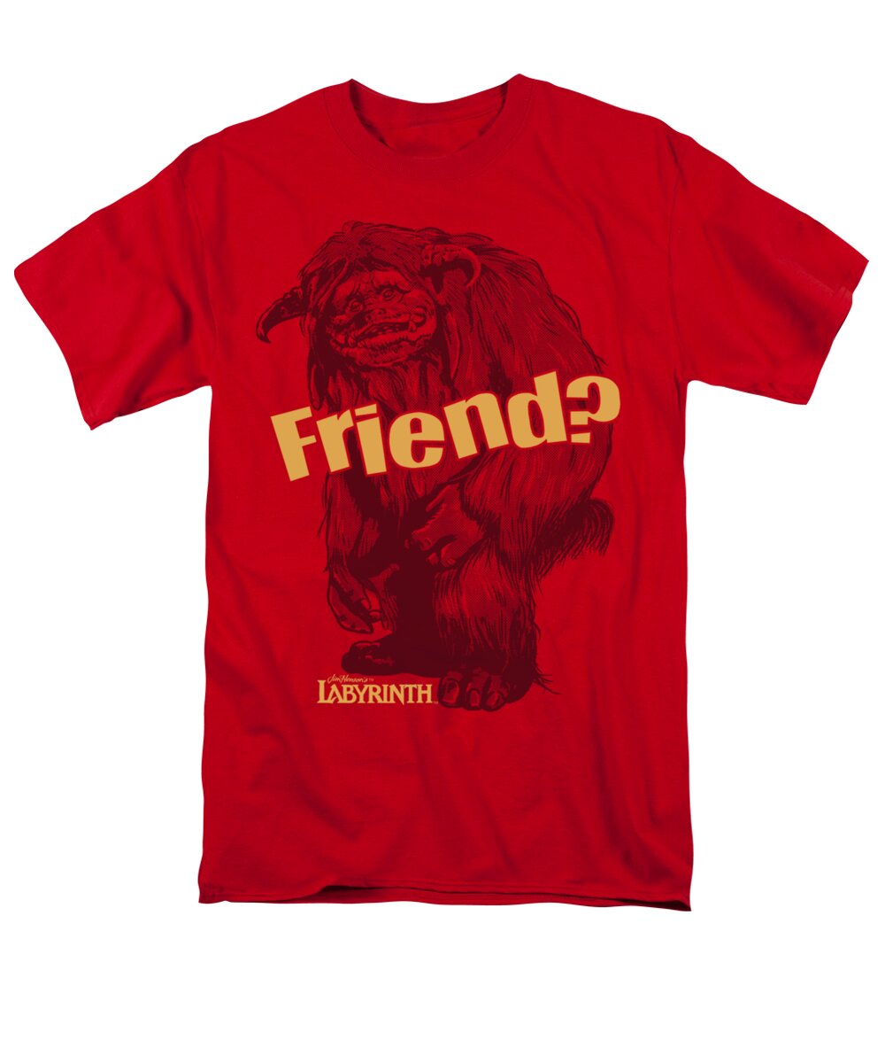 Labyrinth Men's T-Shirt (Regular Fit) featuring the digital art Labyrinth - Ludo Friend by Brand A