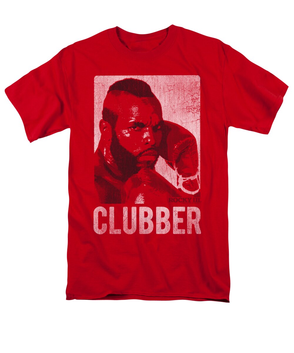 Rocky Men's T-Shirt (Regular Fit) featuring the digital art Rocky - Clubber Lang by Brand A