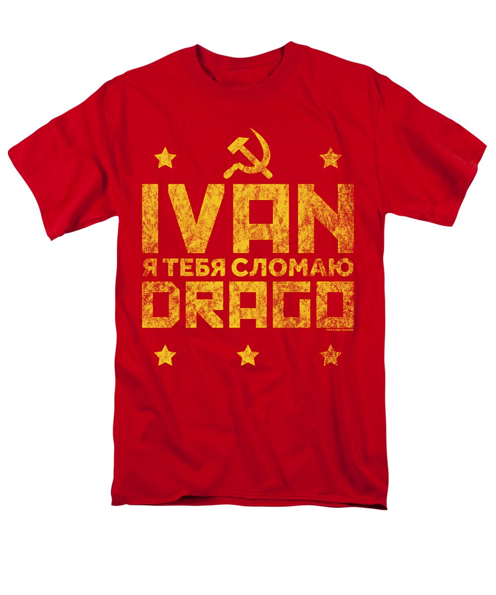  Men's T-Shirt (Regular Fit) featuring the digital art Rocky Iv - Drago Break by Brand A