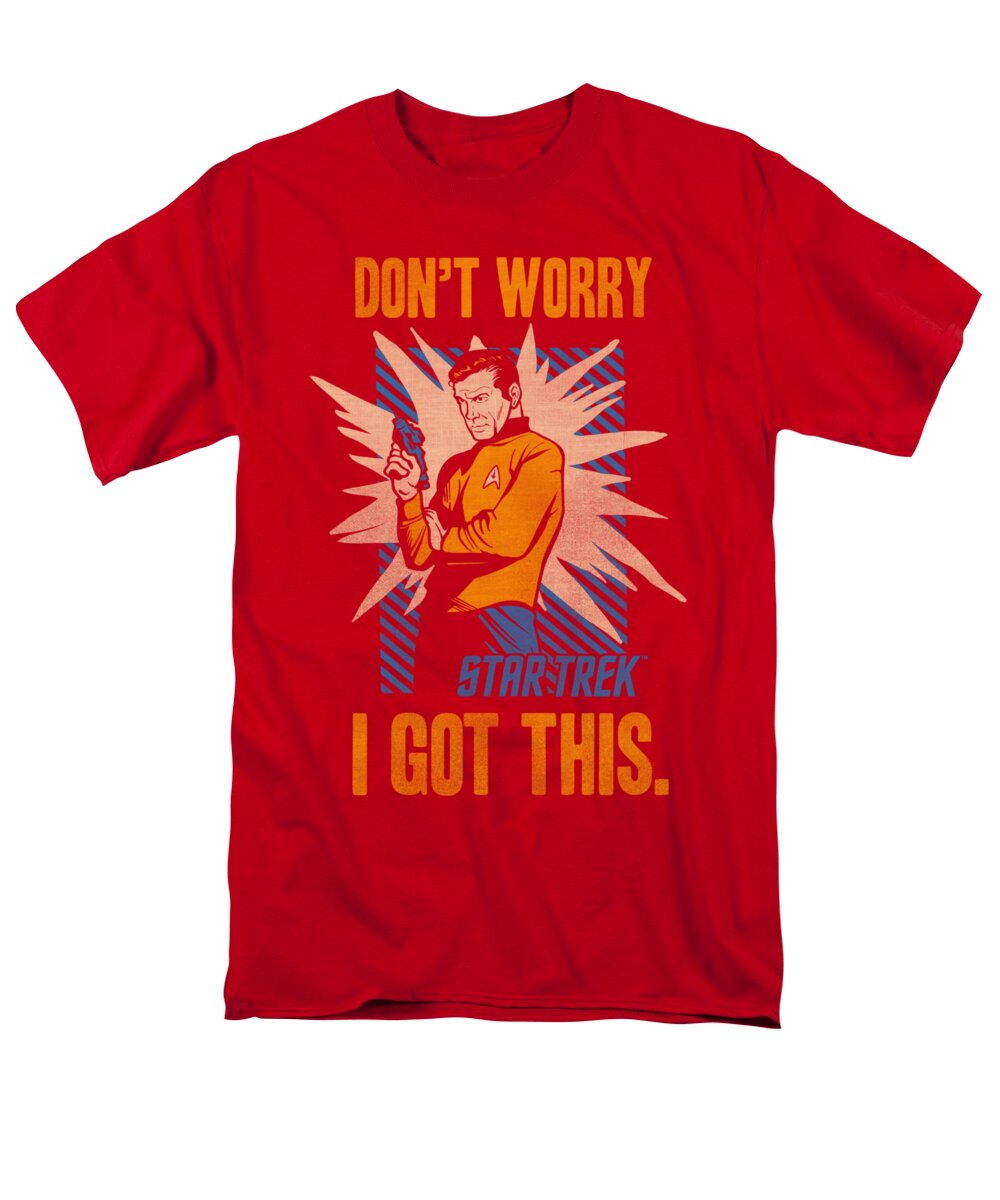Star Trek Men's T-Shirt (Regular Fit) featuring the digital art Star Trek - Got This by Brand A