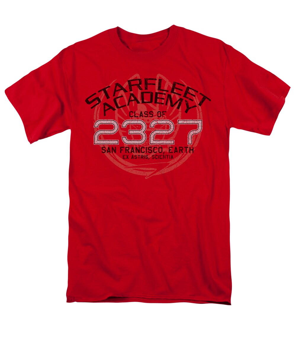 Star Trek Men's T-Shirt (Regular Fit) featuring the digital art Star Trek - Picard Graduation by Brand A
