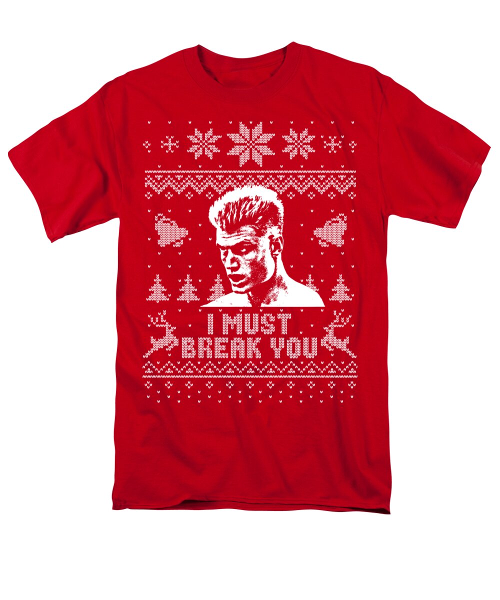 Christmas Men's T-Shirt (Regular Fit) featuring the digital art I Must Break You Christmas Shirt by Megan Miller