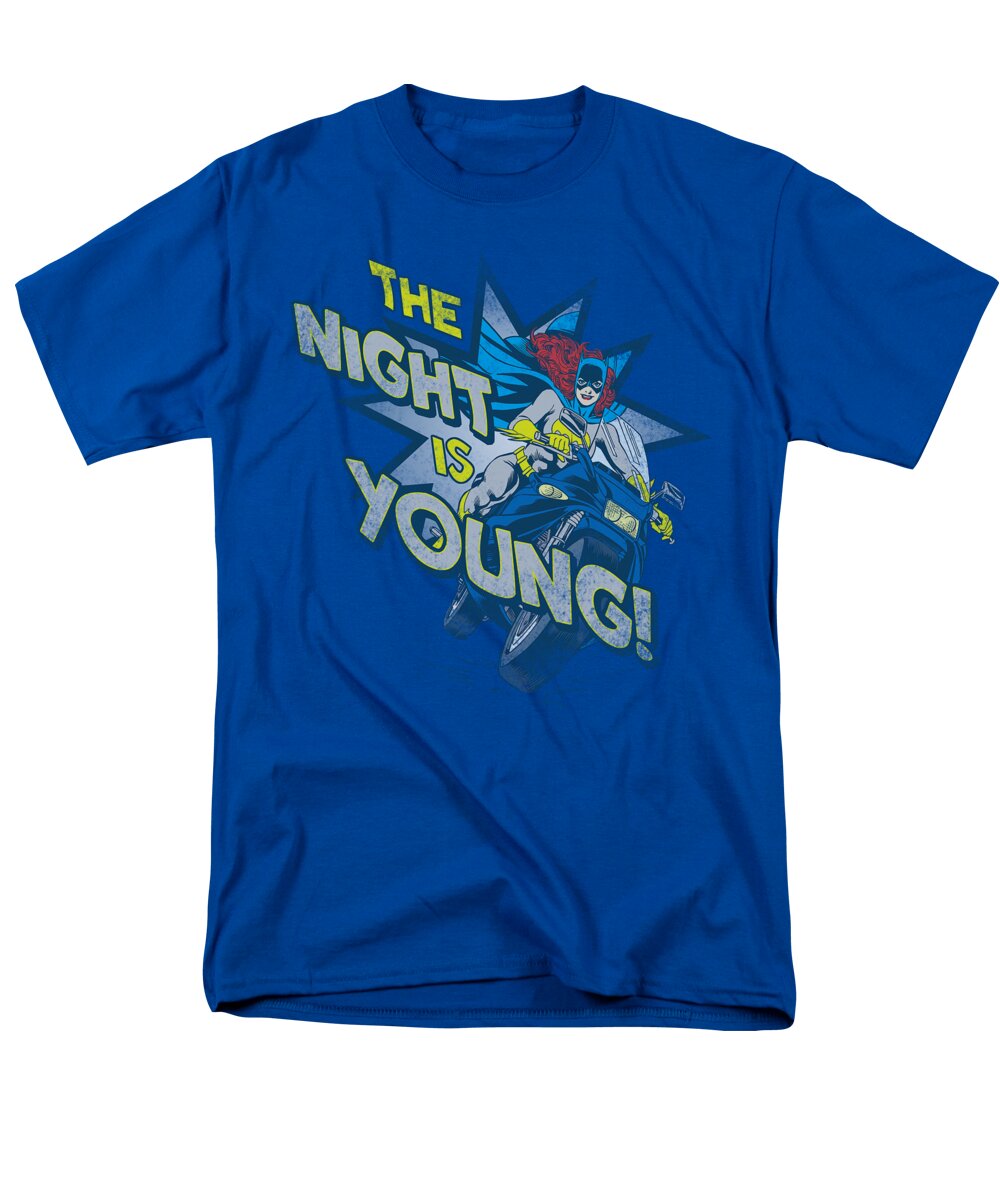 Dc Comics Men's T-Shirt (Regular Fit) featuring the digital art Dc - The Night Is Young by Brand A