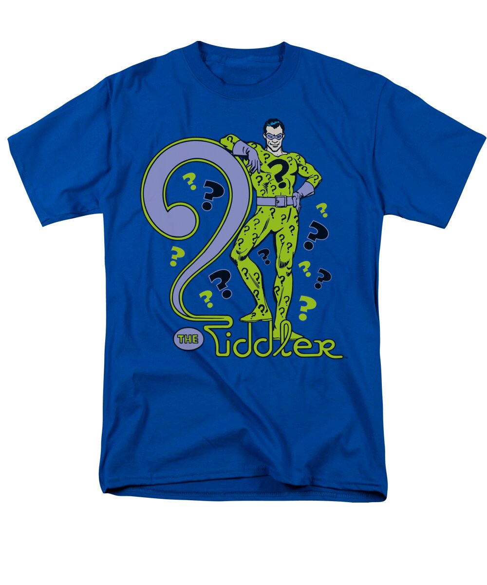 Dc Comics Men's T-Shirt (Regular Fit) featuring the digital art Dc - The Riddler by Brand A