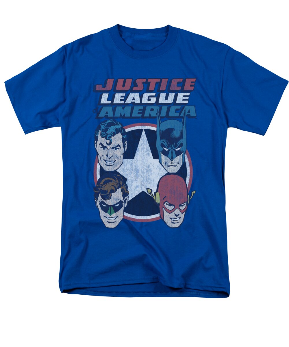 Dc Comics Men's T-Shirt (Regular Fit) featuring the digital art Dco - 4 Stars by Brand A