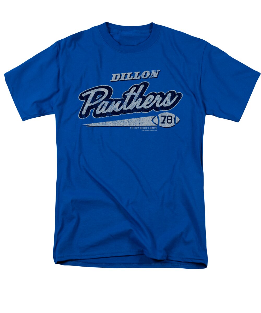  Men's T-Shirt (Regular Fit) featuring the digital art Friday Night Lights - Panthers 78 by Brand A