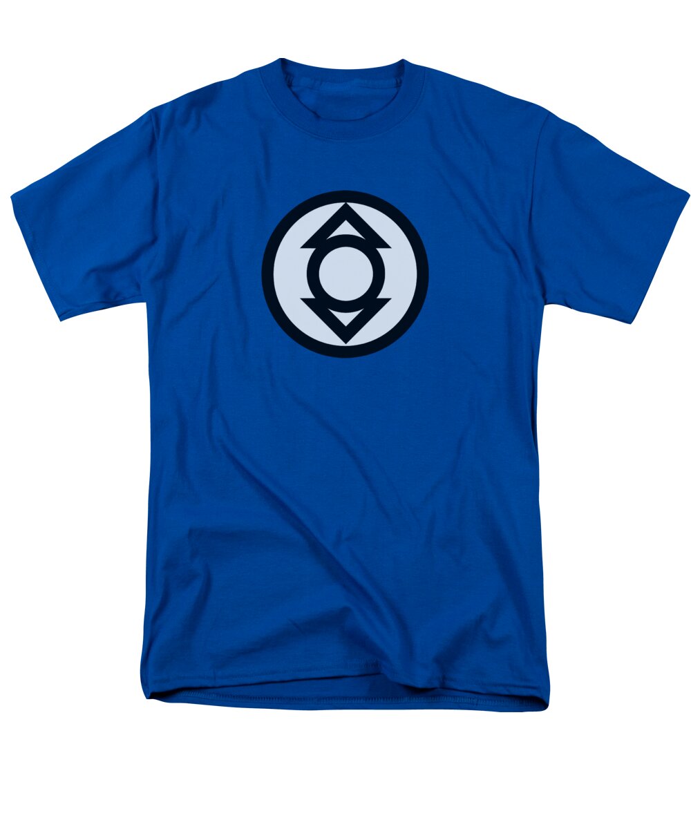 Green Lantern Men's T-Shirt (Regular Fit) featuring the digital art Green Lantern - Indigo Tribe by Brand A