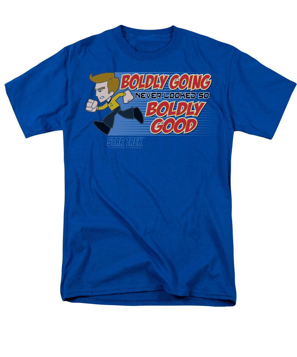 Star Trek Men's T-Shirt (Regular Fit) featuring the digital art Quogs - Boldly Good by Brand A