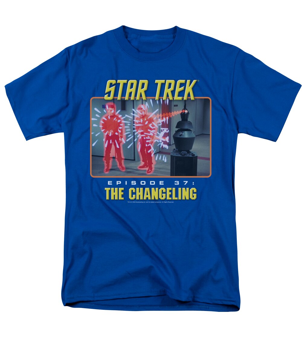 Star Trek Men's T-Shirt (Regular Fit) featuring the digital art St Original - The Changeling by Brand A