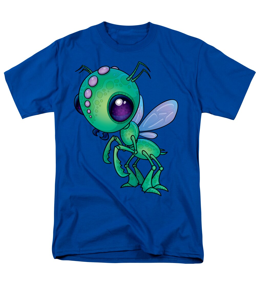 Alien Men's T-Shirt (Regular Fit) featuring the digital art Chirpee by John Schwegel