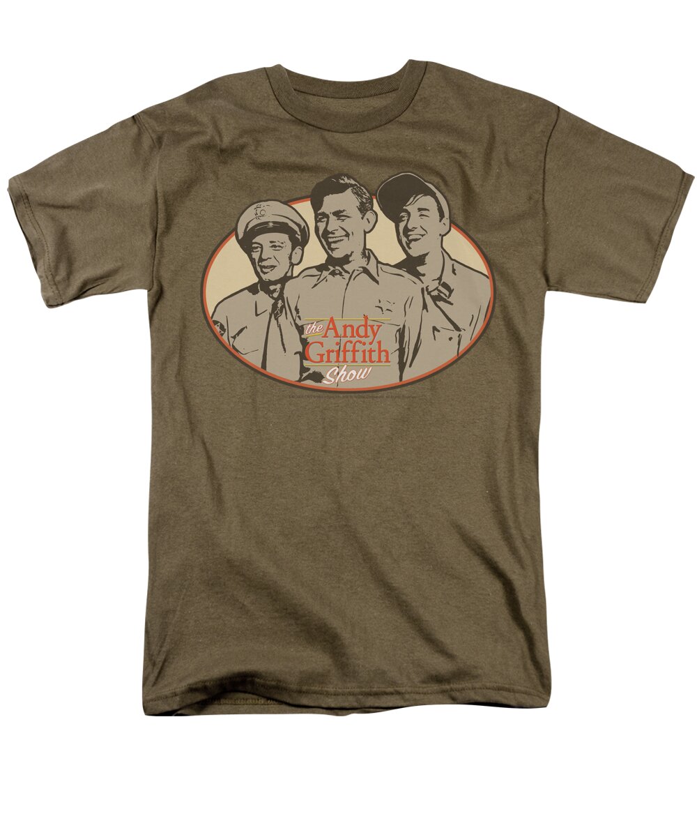 American Wedding Men's T-Shirt (Regular Fit) featuring the digital art Andy Griffith - 3 Funny Guys by Brand A