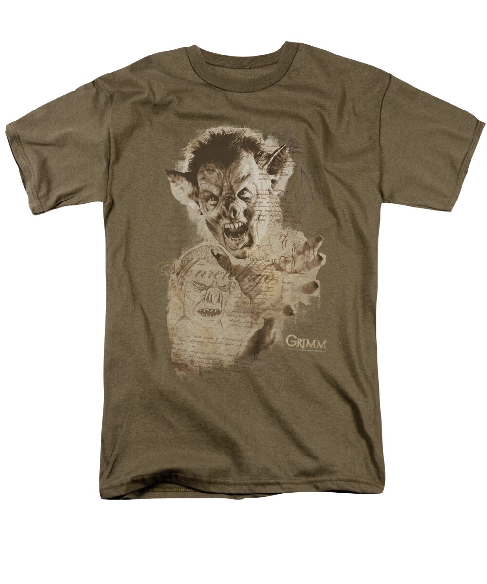 Grimm Men's T-Shirt (Regular Fit) featuring the digital art Grimm - Murcielago Sketch by Brand A