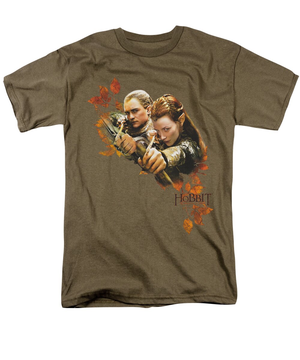 The Hobbit Men's T-Shirt (Regular Fit) featuring the digital art Hobbit - Children Of Mirkwood by Brand A