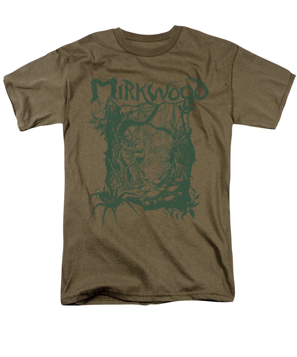 The Hobbit Men's T-Shirt (Regular Fit) featuring the digital art Hobbit - Mirkwood Line by Brand A