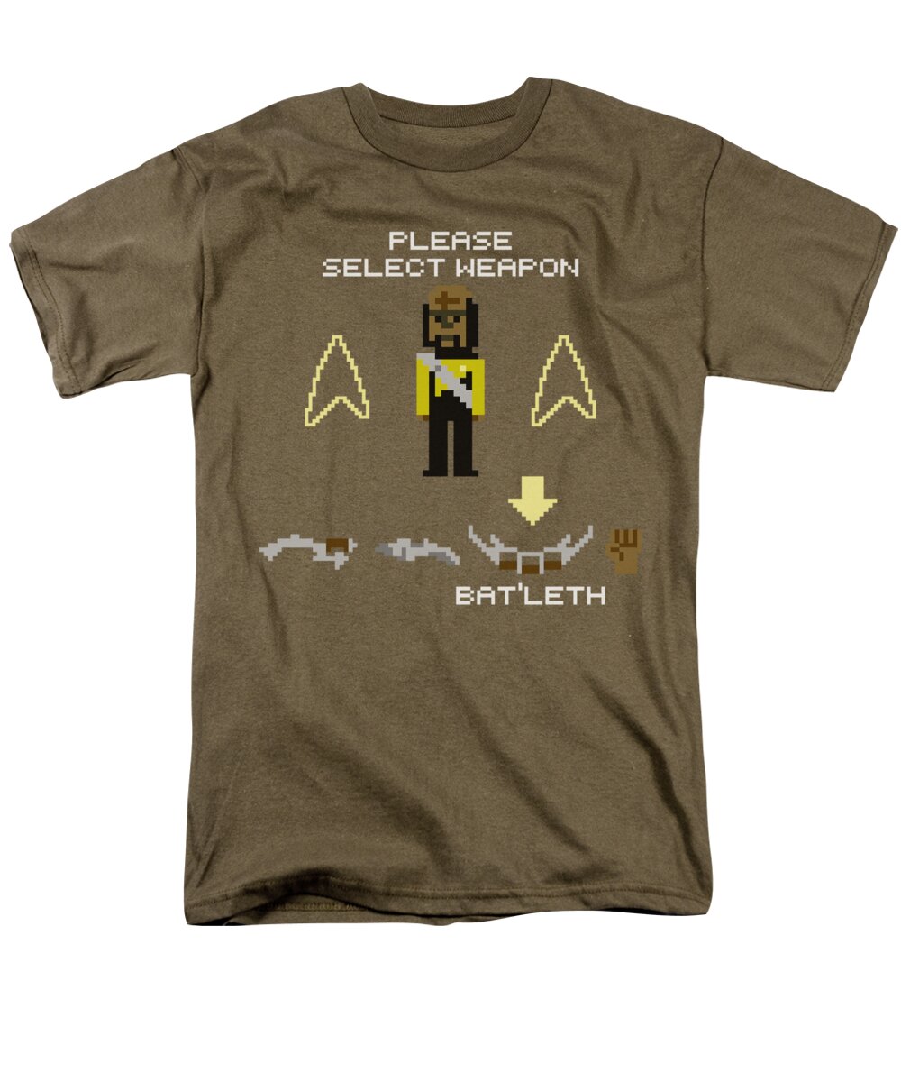 Star Trek Men's T-Shirt (Regular Fit) featuring the digital art Star Trek - Select Weapon by Brand A