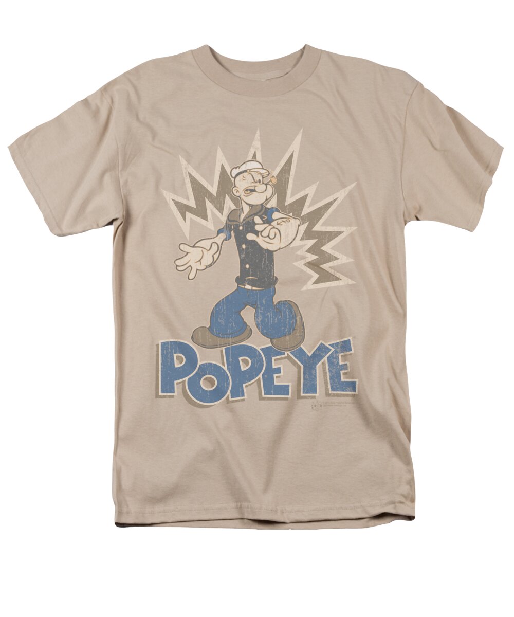 Popeye Men's T-Shirt (Regular Fit) featuring the digital art Popeye - Sailor Man by Brand A
