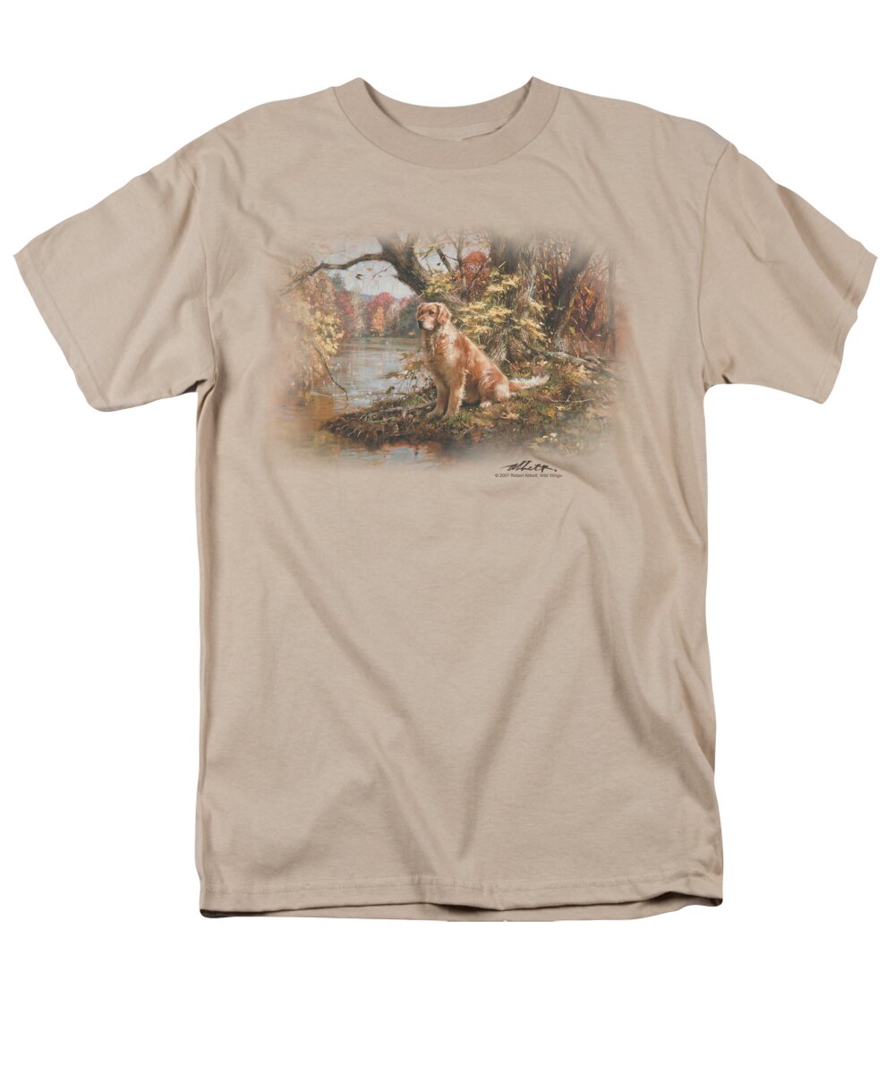 Wildlife Men's T-Shirt (Regular Fit) featuring the digital art Wildlife - Ready To Go On by Brand A