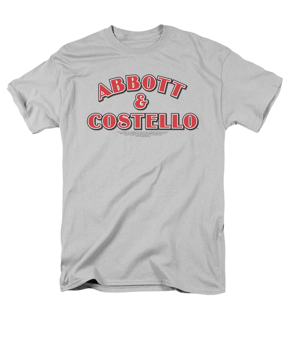 Abbott Men's T-Shirt (Regular Fit) featuring the digital art Abbott And Costello - Logo by Brand A