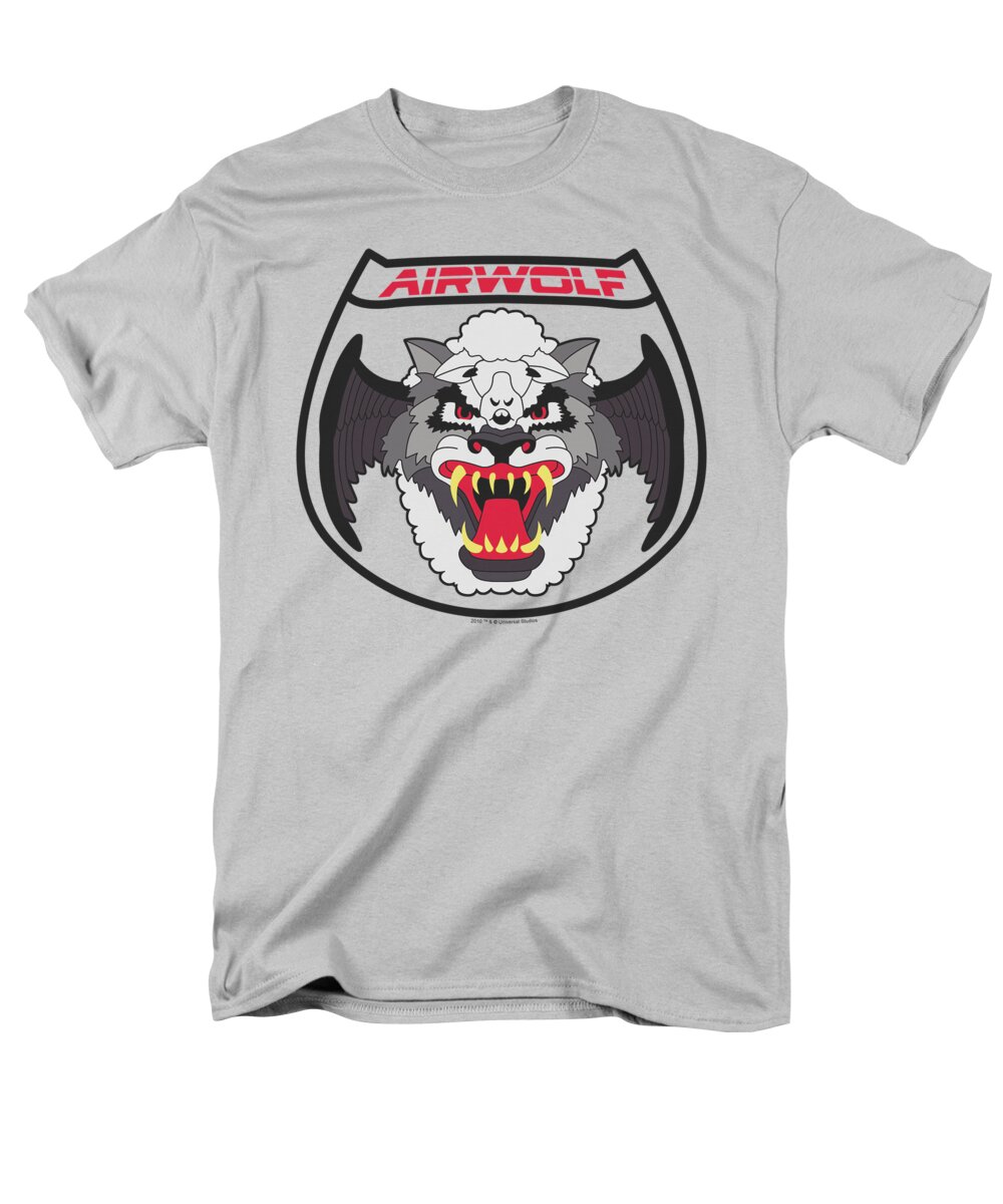 Airwolf Men's T-Shirt (Regular Fit) featuring the digital art Airwolf - Patch by Brand A