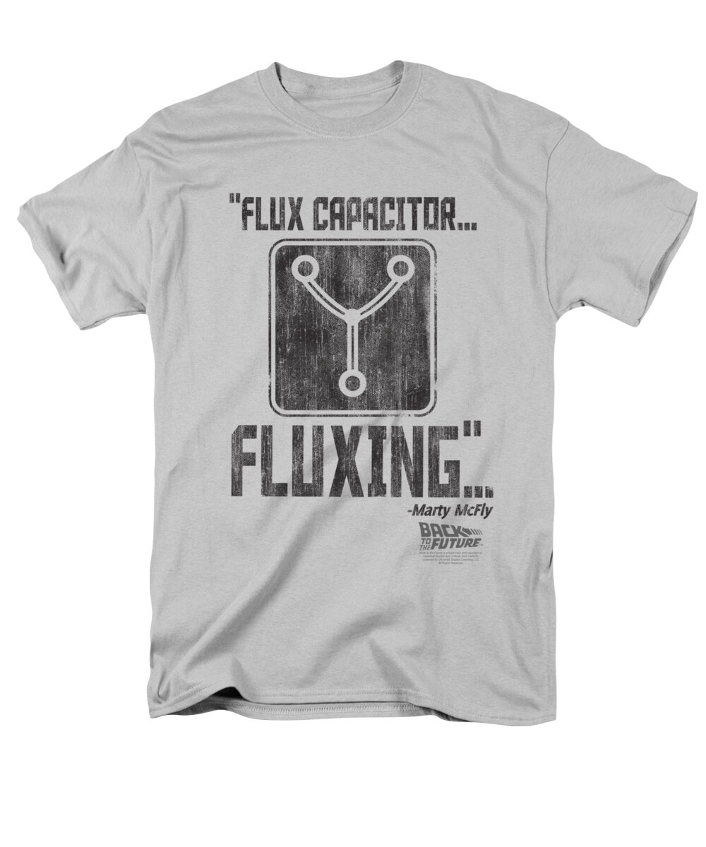Back To The Future Men's T-Shirt (Regular Fit) featuring the digital art Back To The Future - Fluxing by Brand A