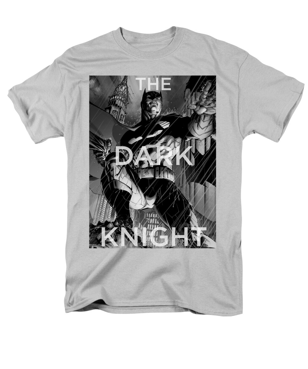  Men's T-Shirt (Regular Fit) featuring the digital art Batman - Fighting The Storm by Brand A