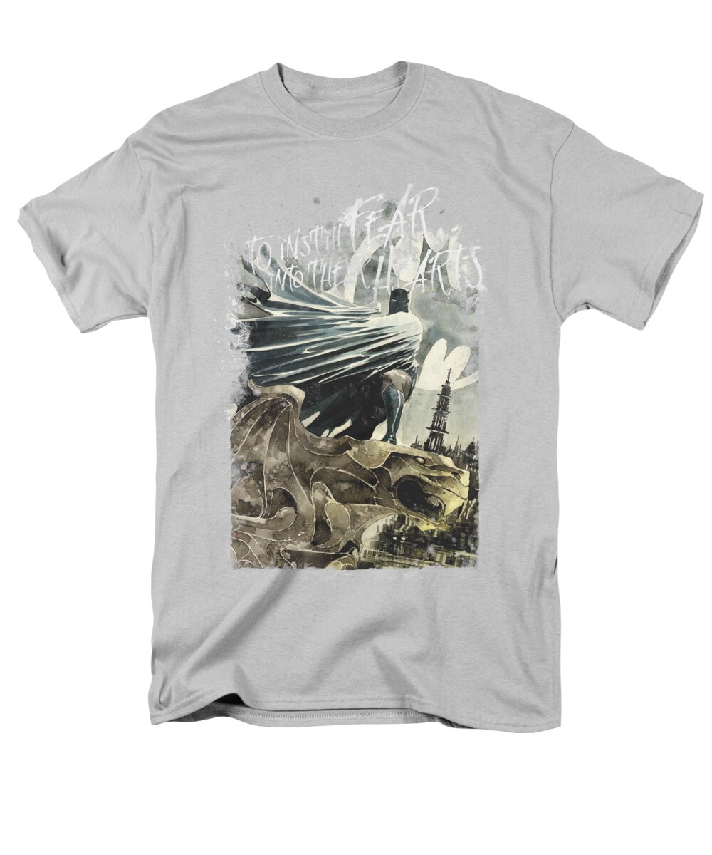 Batman Men's T-Shirt (Regular Fit) featuring the digital art Batman - Instill Fear by Brand A