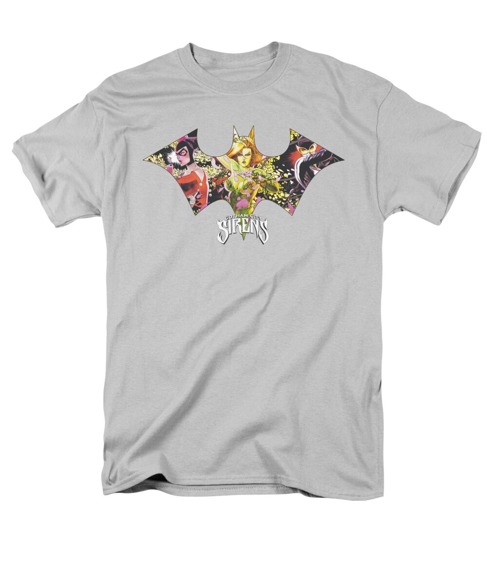Batman Men's T-Shirt (Regular Fit) featuring the digital art Batman - Sirens Bat by Brand A