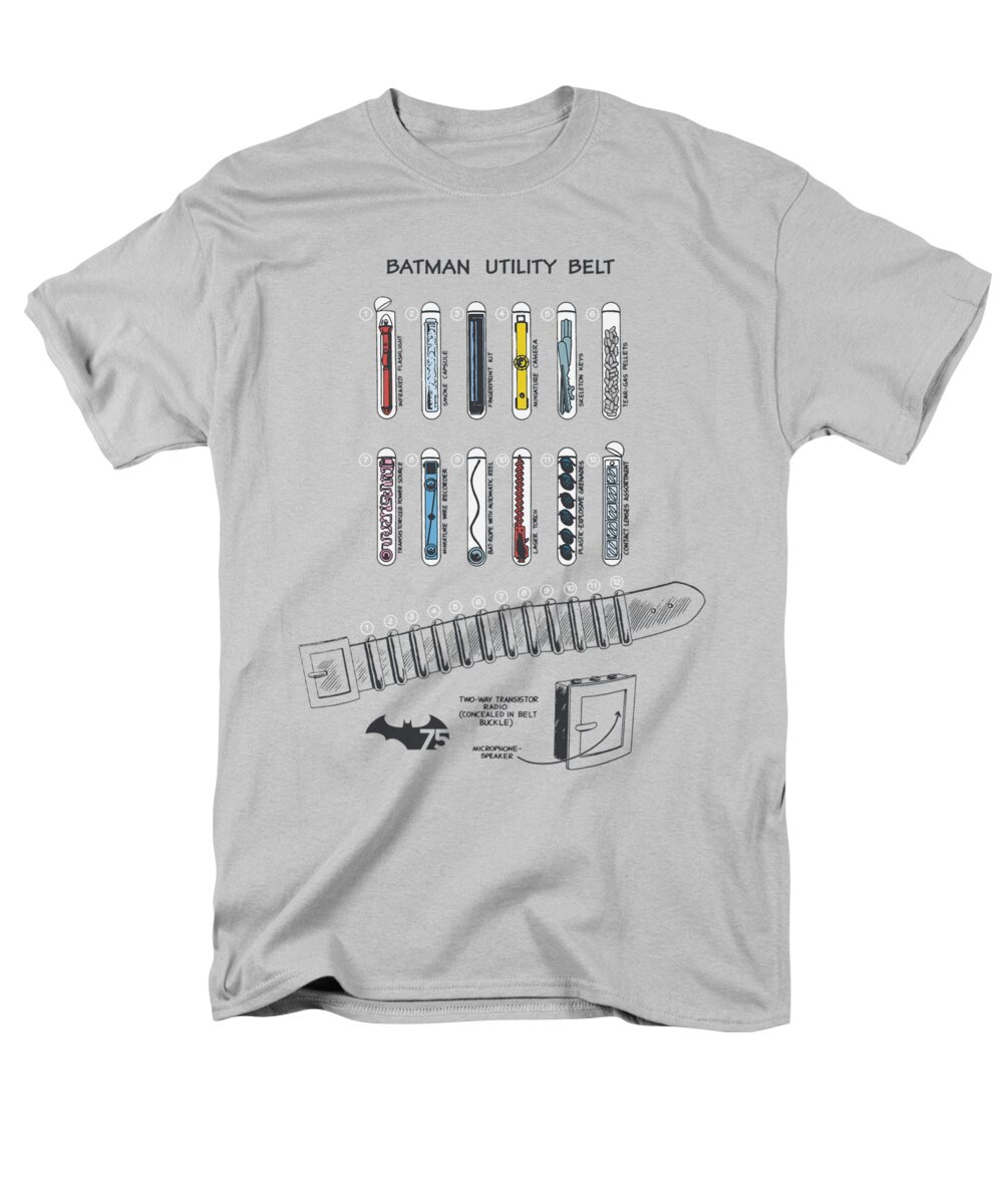 Batman Men's T-Shirt (Regular Fit) featuring the digital art Batman - Utility Belt by Brand A