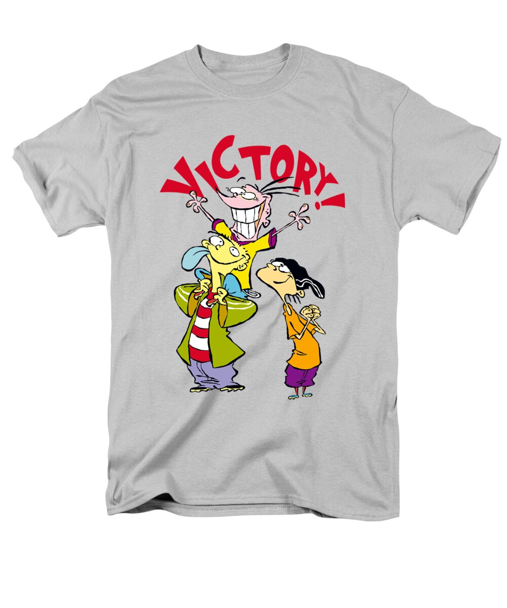  Men's T-Shirt (Regular Fit) featuring the digital art Ed Edd N Eddy - Victory by Brand A