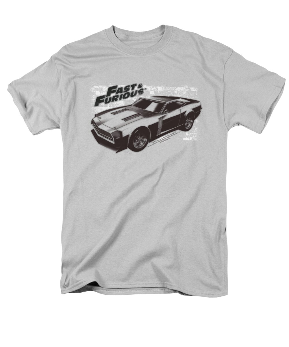 Fast And The Furious Men's T-Shirt (Regular Fit) featuring the digital art Fast And Furious - Spray Car by Brand A