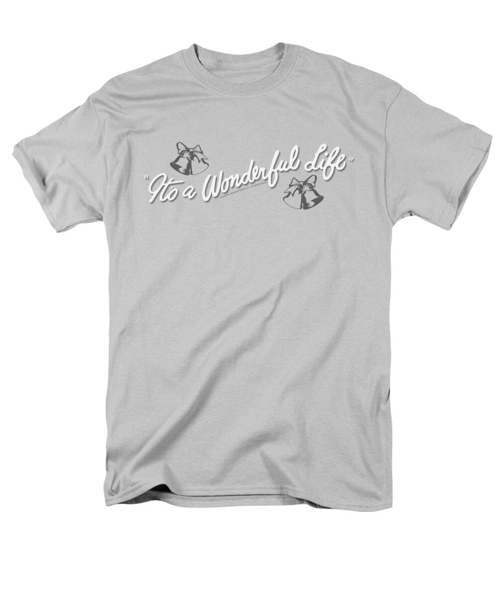 It's A Wonderful Life Men's T-Shirt (Regular Fit) featuring the digital art It's A Wonderful Life - Logo by Brand A