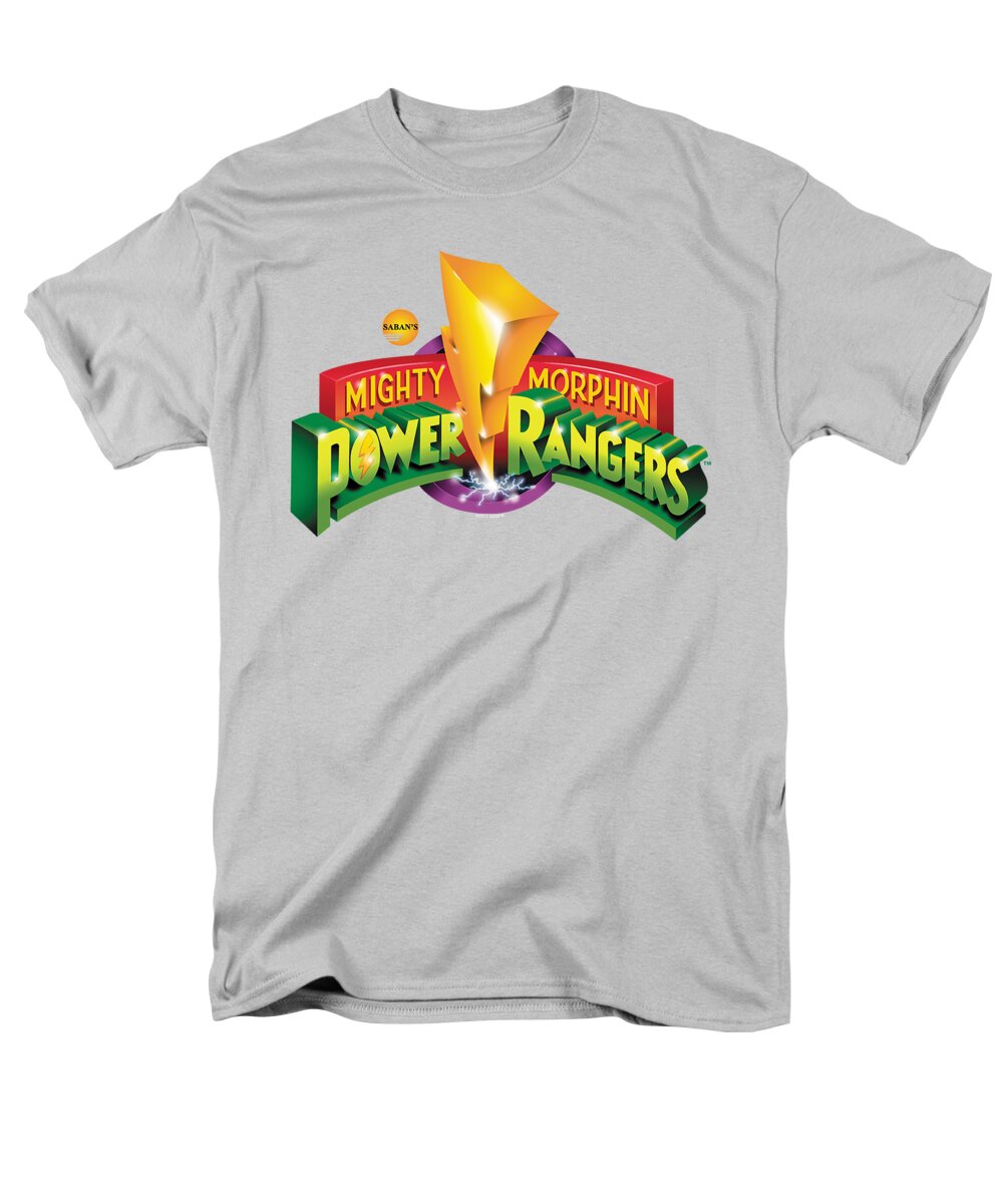  Men's T-Shirt (Regular Fit) featuring the digital art Power Rangers - Mmpr Logo by Brand A