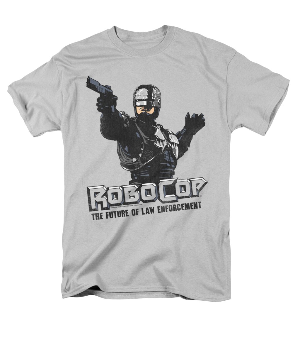 Men's T-Shirt (Regular Fit) featuring the digital art Robocop - Future Of Law by Brand A