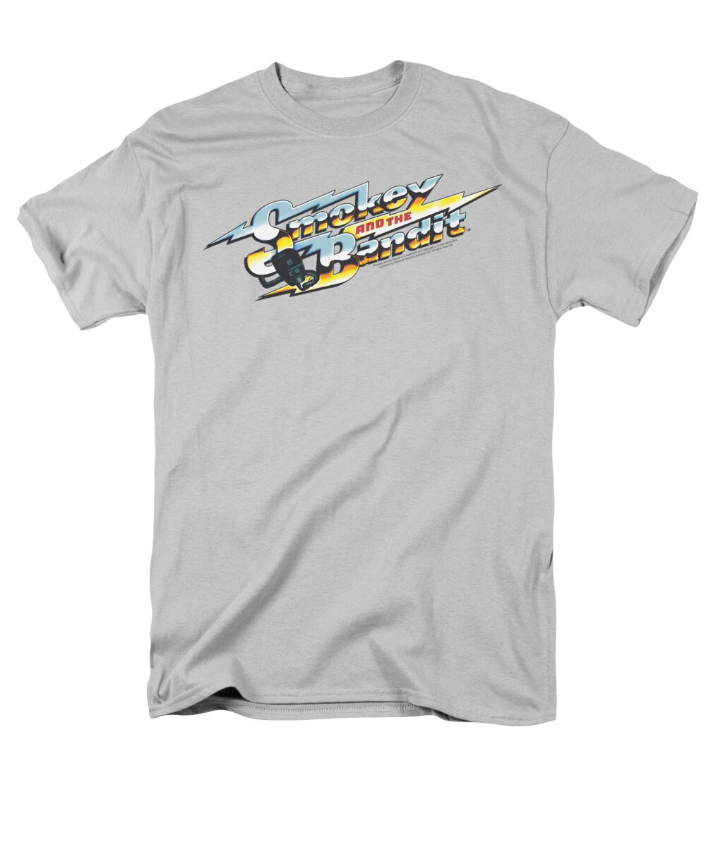 Smokey And The Bandit Men's T-Shirt (Regular Fit) featuring the digital art Smokey And The Bandit - Logo by Brand A