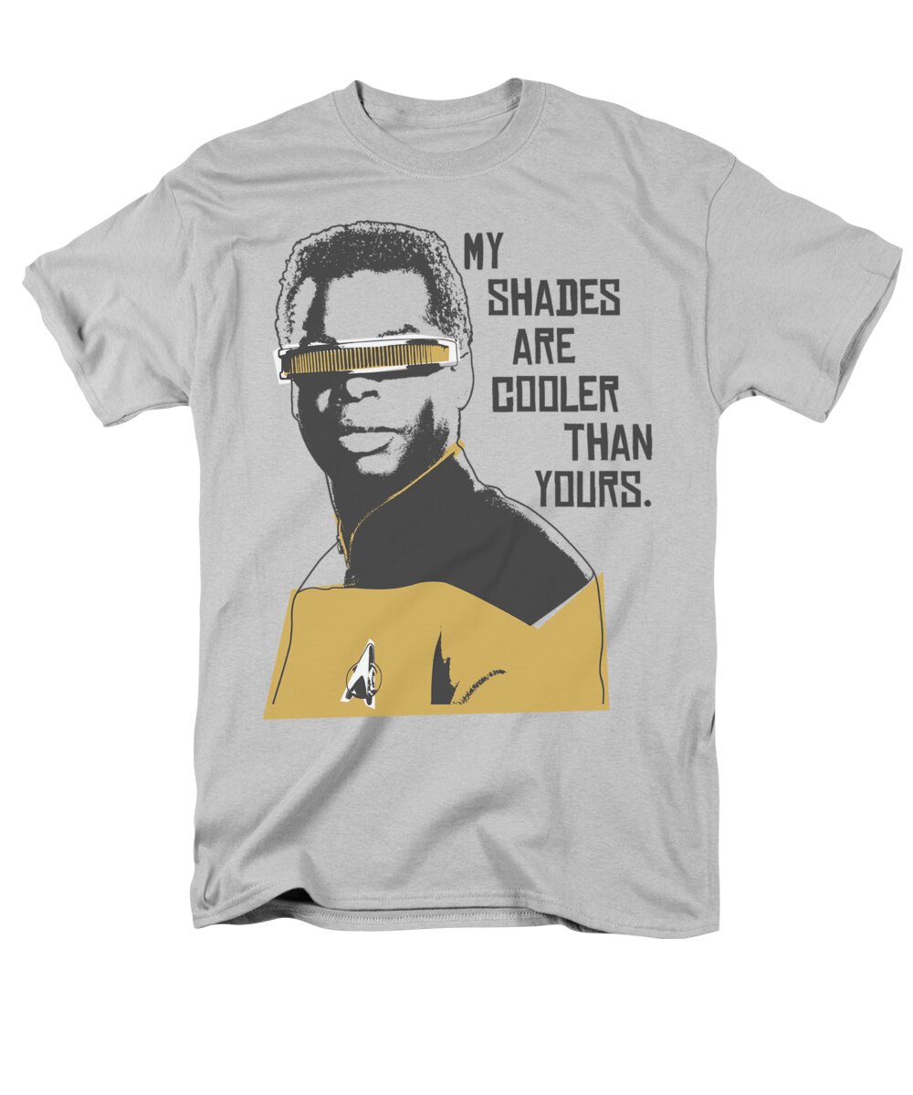 Star Trek Men's T-Shirt (Regular Fit) featuring the digital art Star Trek - Cooler Shades by Brand A
