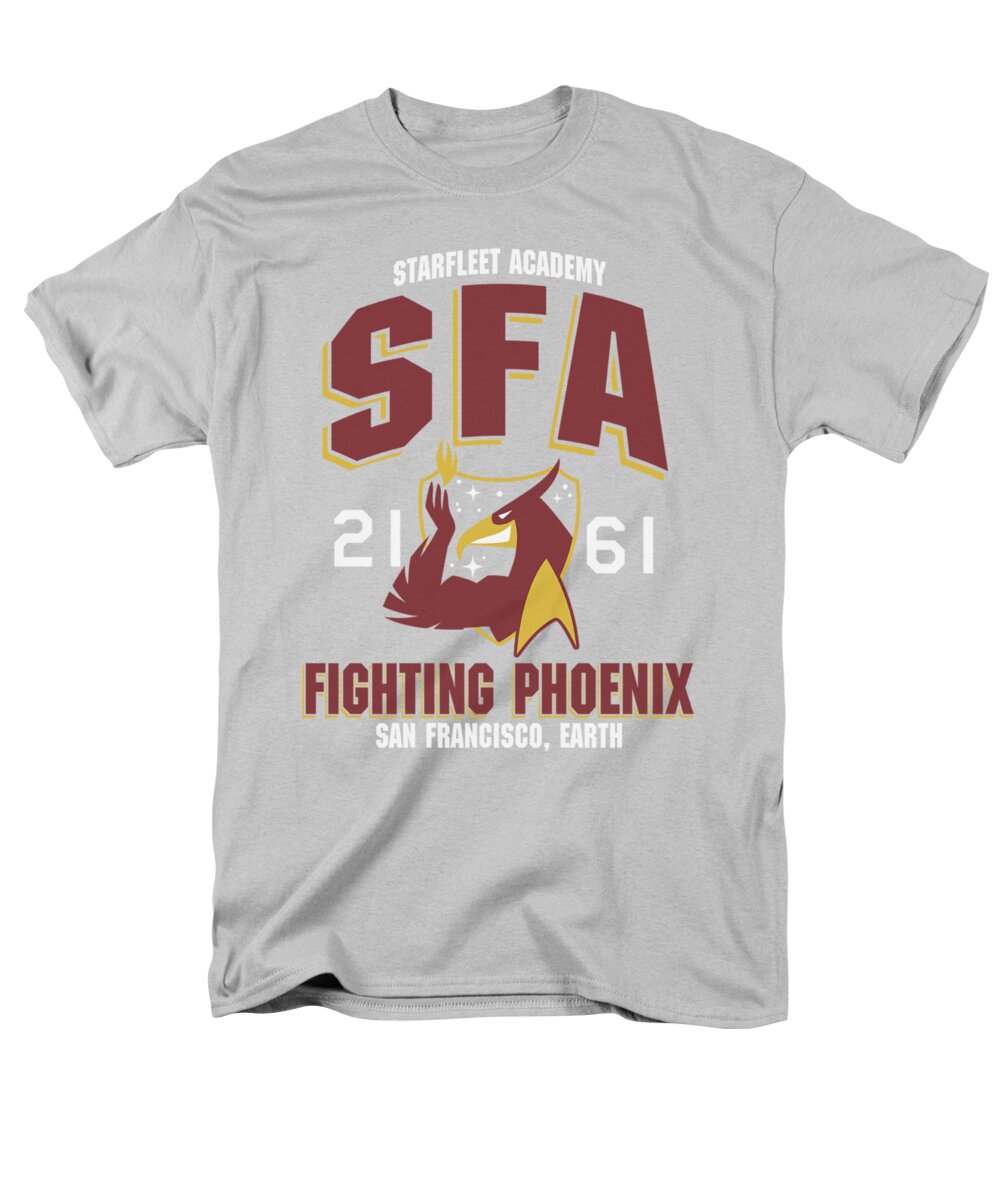 Star Trek Men's T-Shirt (Regular Fit) featuring the digital art Star Trek - Sfa Fighting Phoenix by Brand A