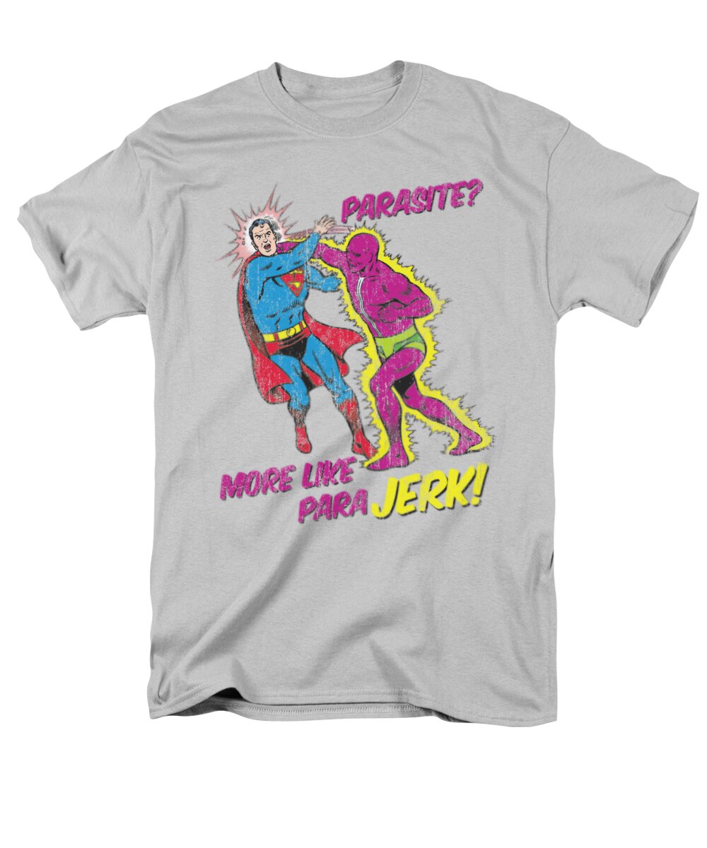Superman Men's T-Shirt (Regular Fit) featuring the digital art Superman - Parajerk by Brand A