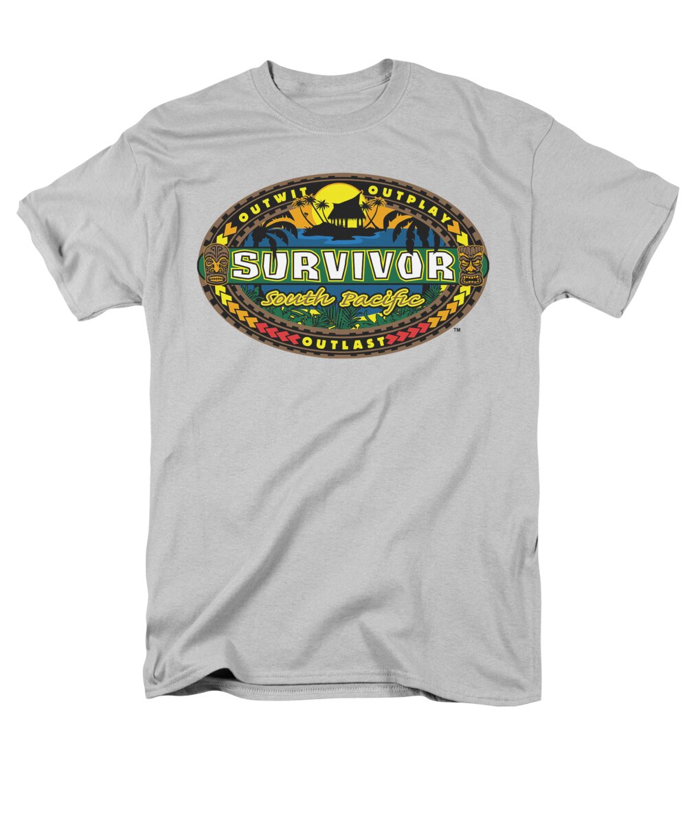 Survivor Men's T-Shirt (Regular Fit) featuring the digital art Survivor - South Pacific by Brand A