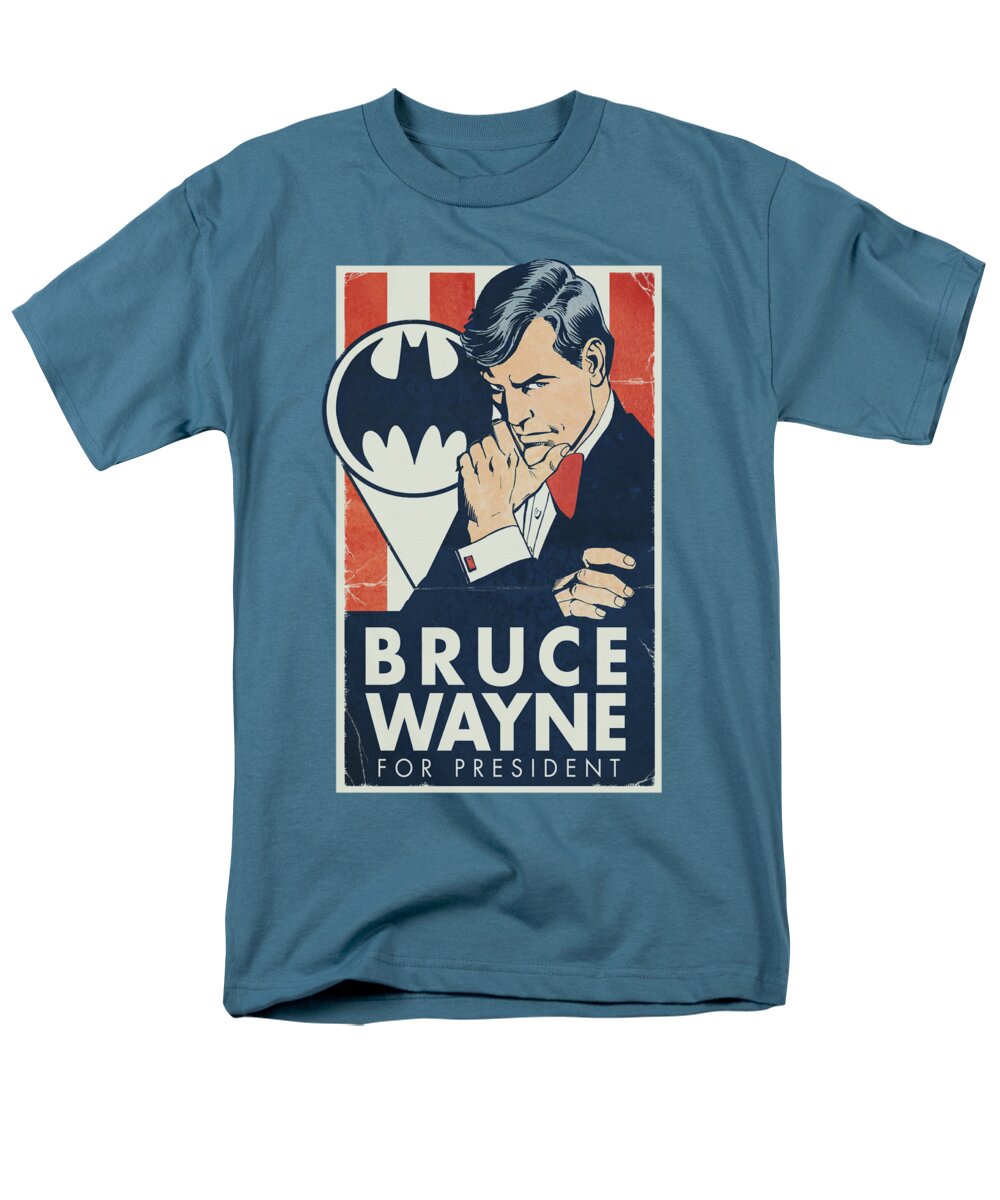 Batman Men's T-Shirt (Regular Fit) featuring the digital art Batman - Wayne For President by Brand A