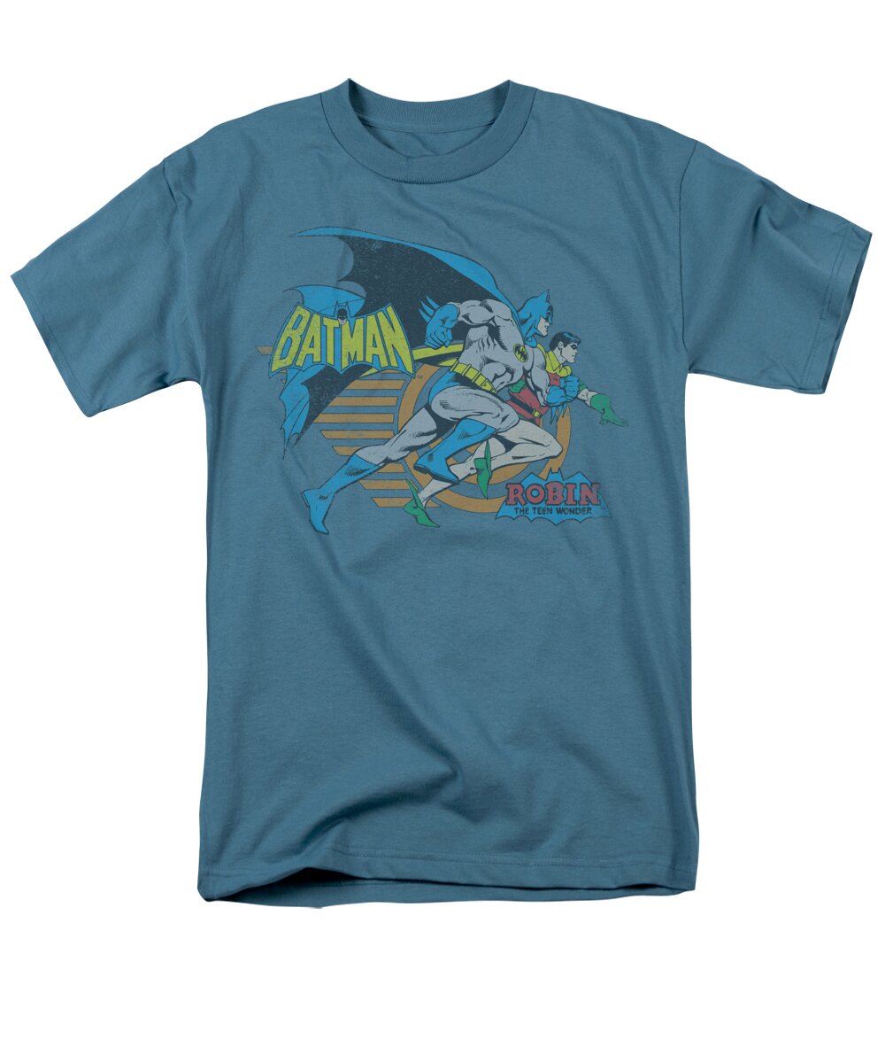 Batman Men's T-Shirt (Regular Fit) featuring the digital art Dc - Duo by Brand A