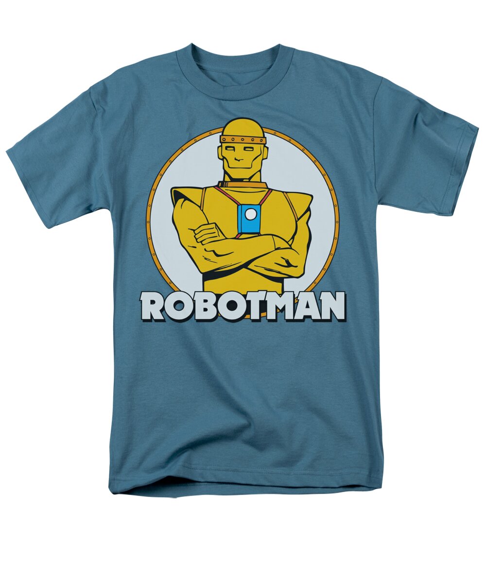 Dc Comics Men's T-Shirt (Regular Fit) featuring the digital art Dc - Robotman by Brand A