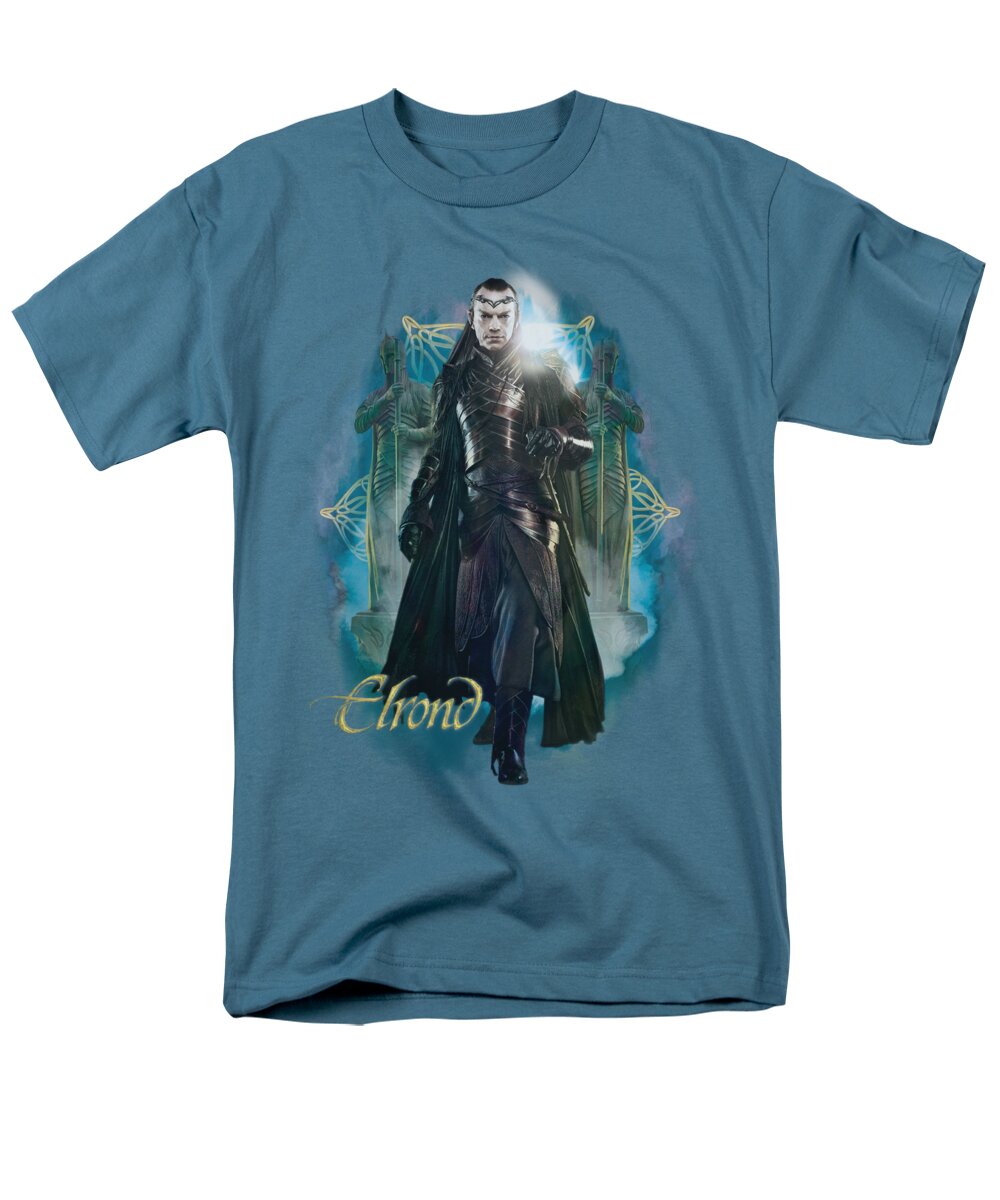 The Hobbit Men's T-Shirt (Regular Fit) featuring the digital art The Hobbit - Elrond by Brand A