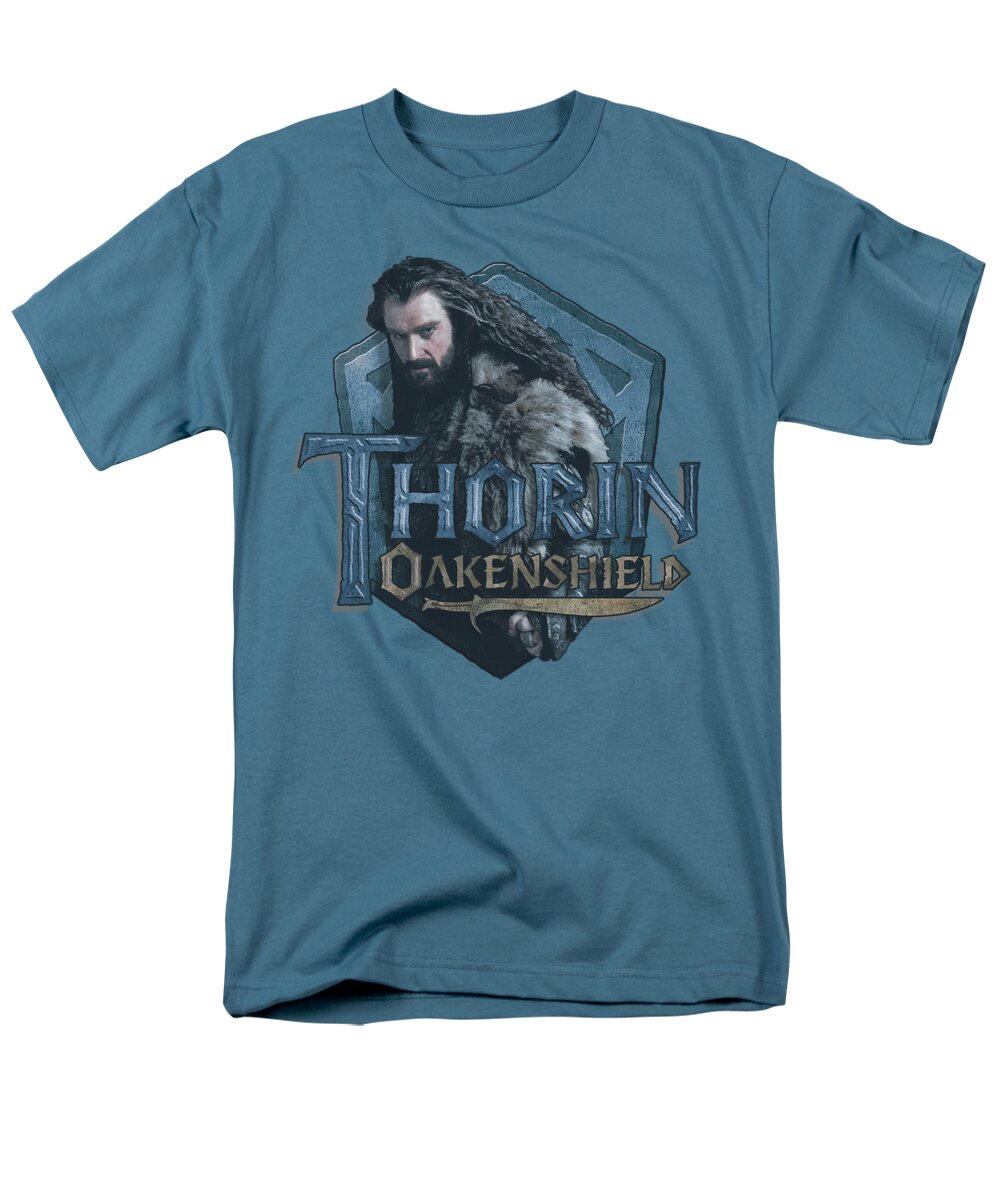 The Hobbit Men's T-Shirt (Regular Fit) featuring the digital art The Hobbit - Thorin by Brand A