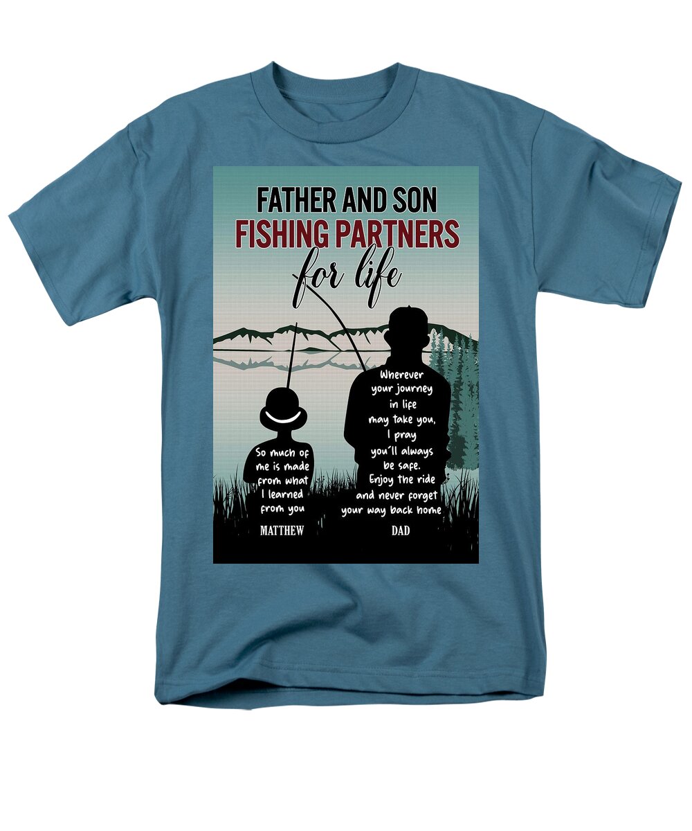 Father And Son Fishing Partners For Life Canvas, Fishing Canvas