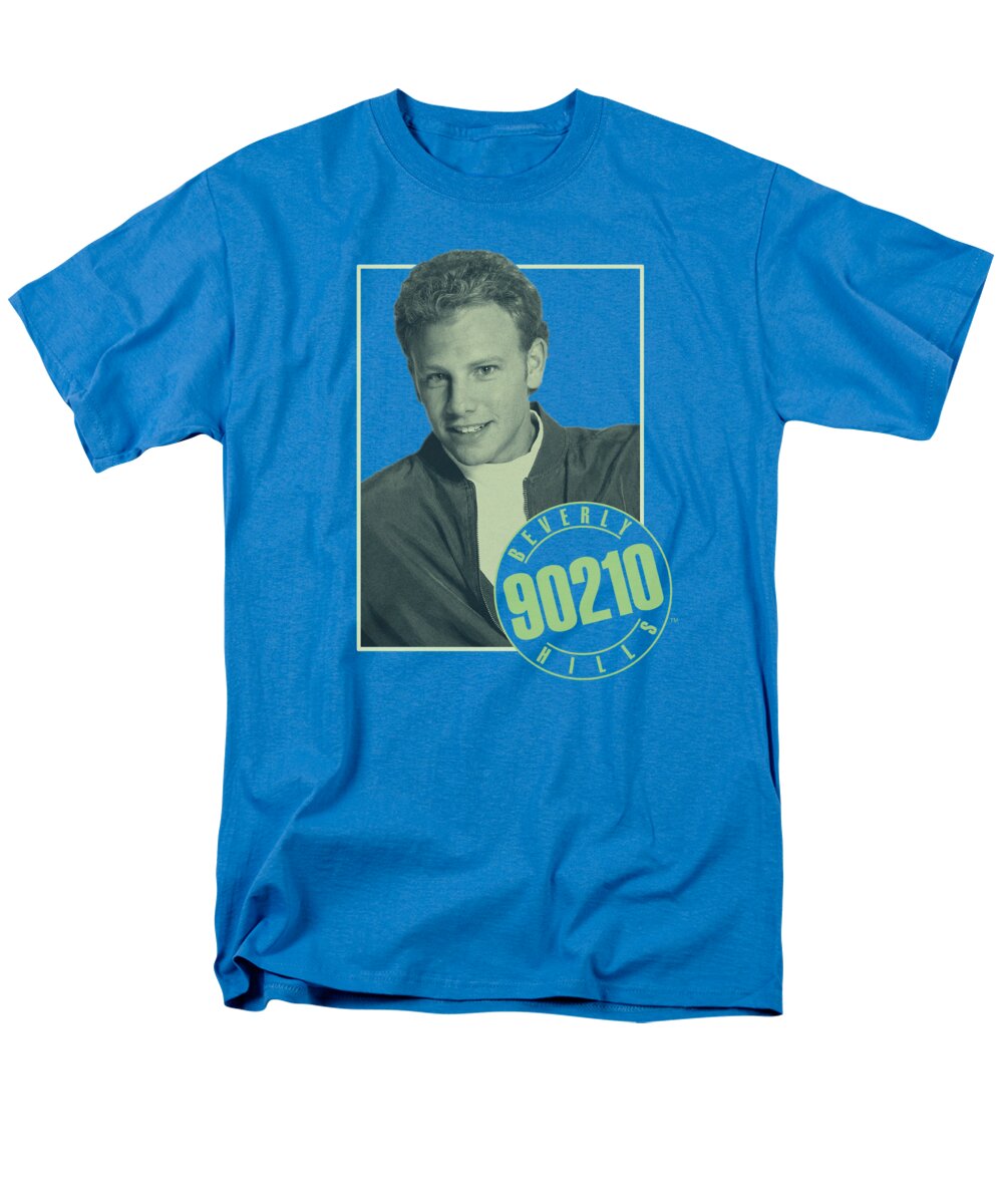 90210 Men's T-Shirt (Regular Fit) featuring the digital art 90210 - Steve by Brand A