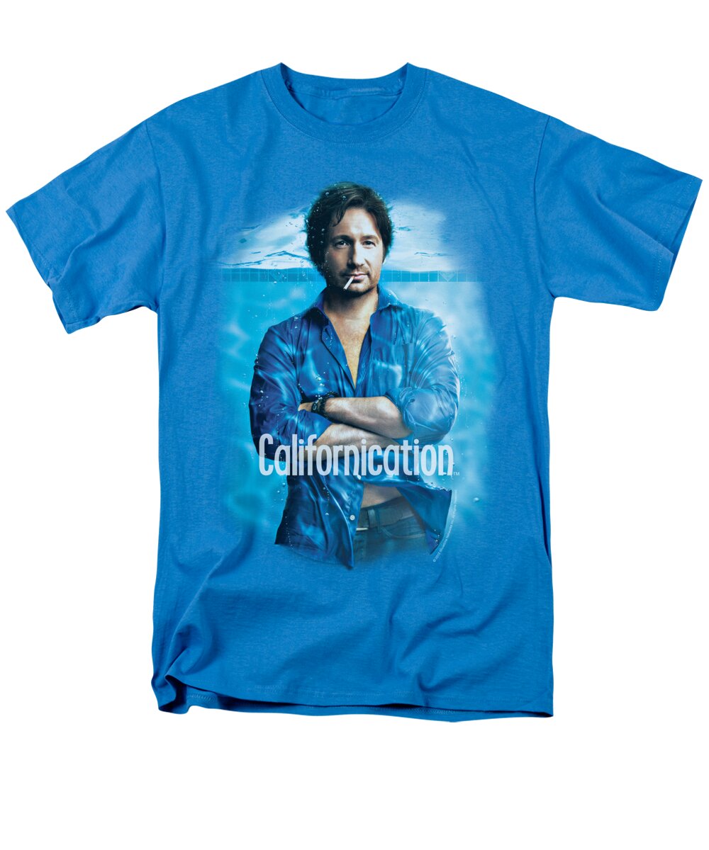 Californication Men's T-Shirt (Regular Fit) featuring the digital art Californication - Way Too Deep by Brand A