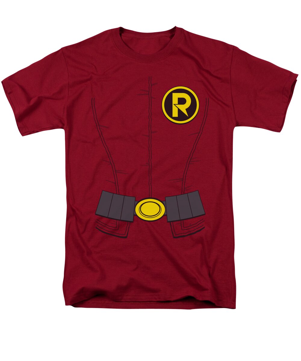 Batman Men's T-Shirt (Regular Fit) featuring the digital art Batman - New Robin Costume by Brand A
