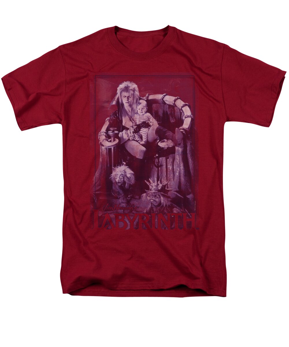 Labyrinth Men's T-Shirt (Regular Fit) featuring the digital art Labyrinth - Goblin Baby by Brand A