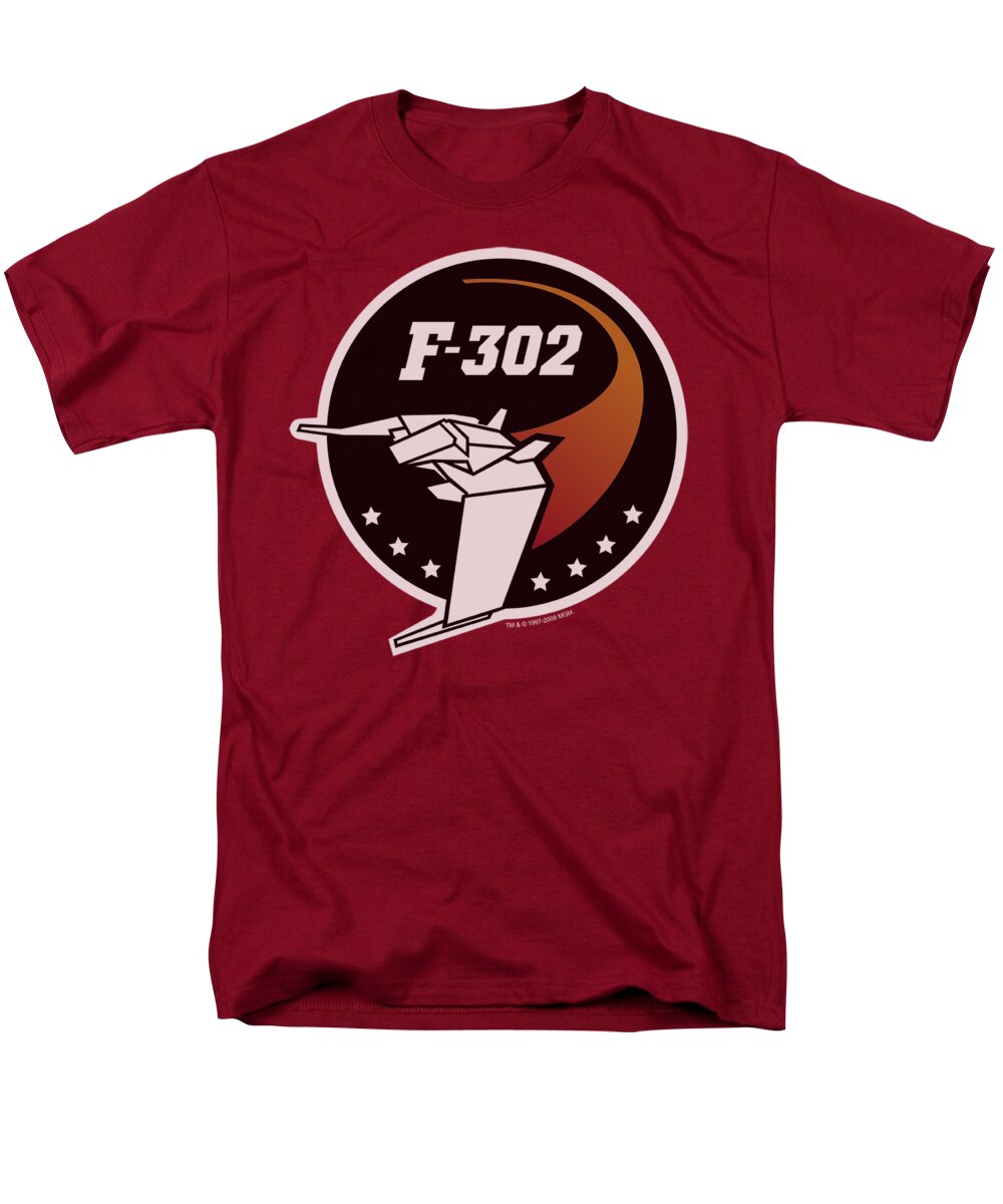  Men's T-Shirt (Regular Fit) featuring the digital art Sg1 - F302 Logo by Brand A