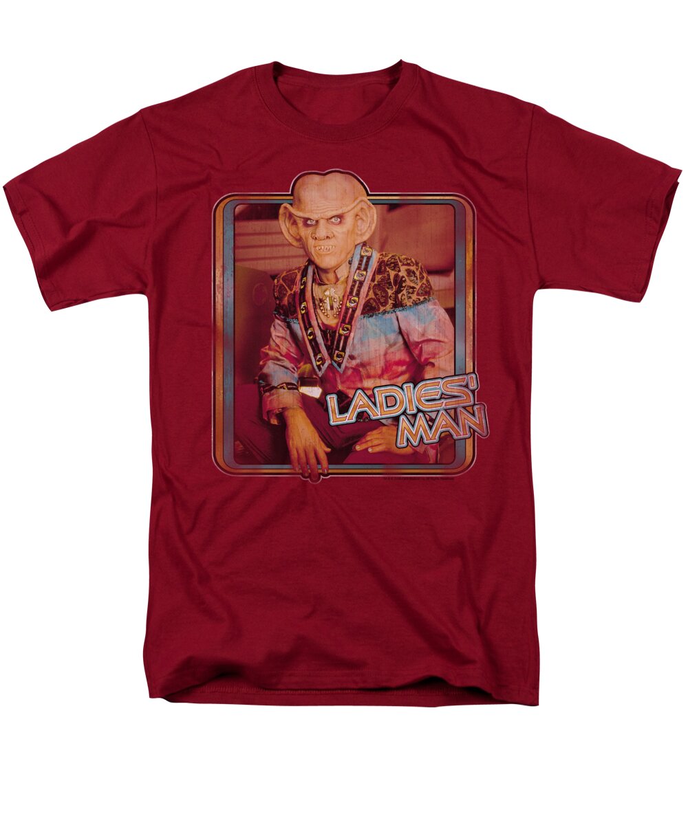 Star Trek Men's T-Shirt (Regular Fit) featuring the digital art Star Trek - Ladies Man by Brand A